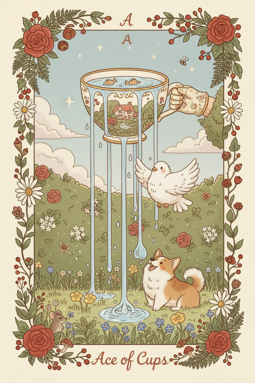 Ace of Cups tarot card