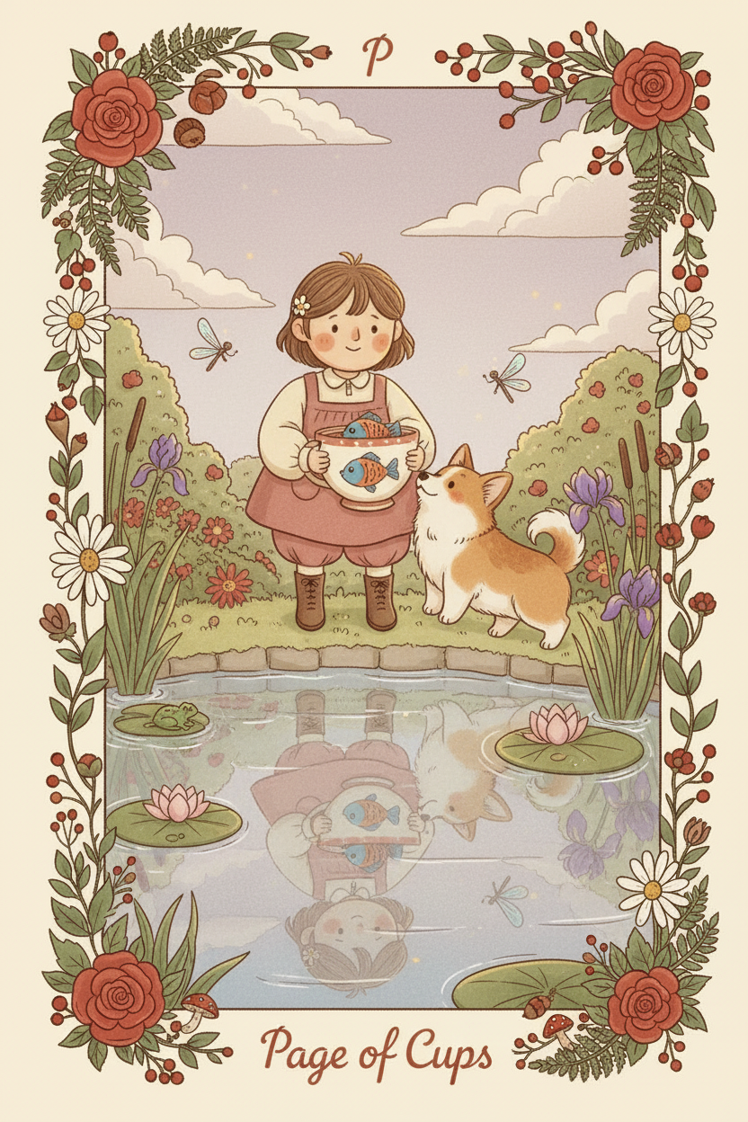 Page of Cups tarot card