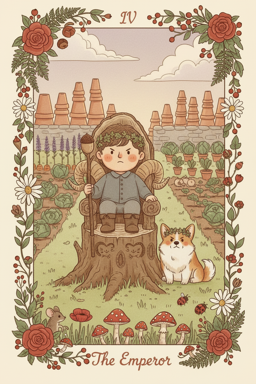 The Emperor tarot card