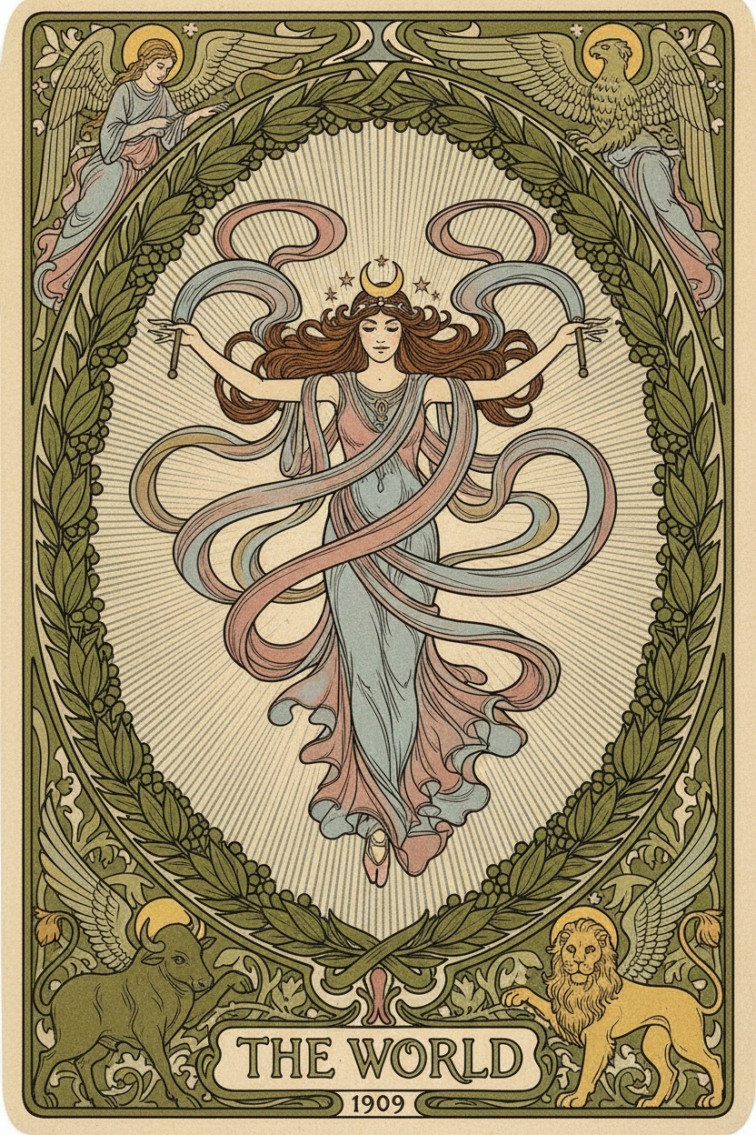 Traditional Tarot Template