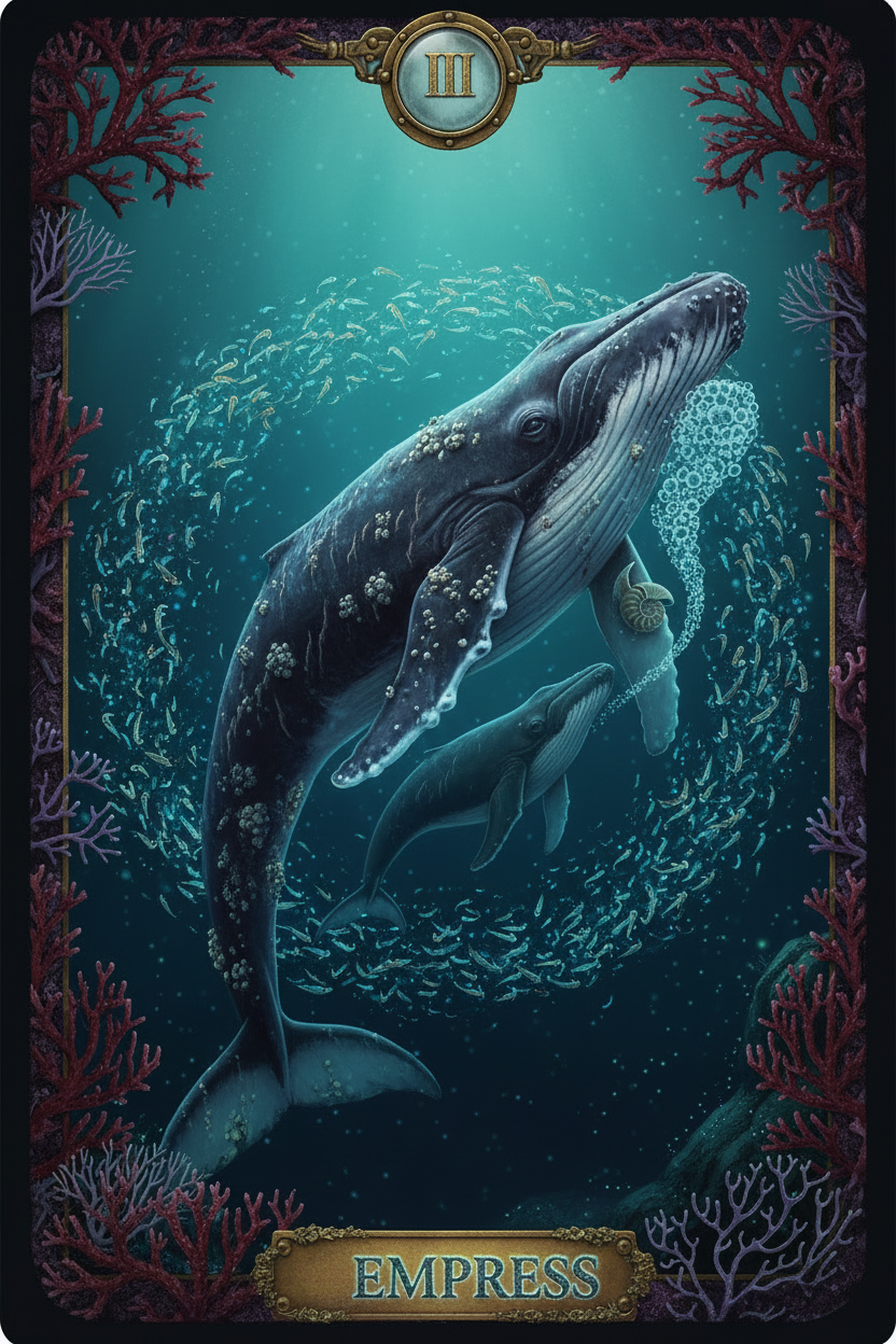 Underwater Tarot Template